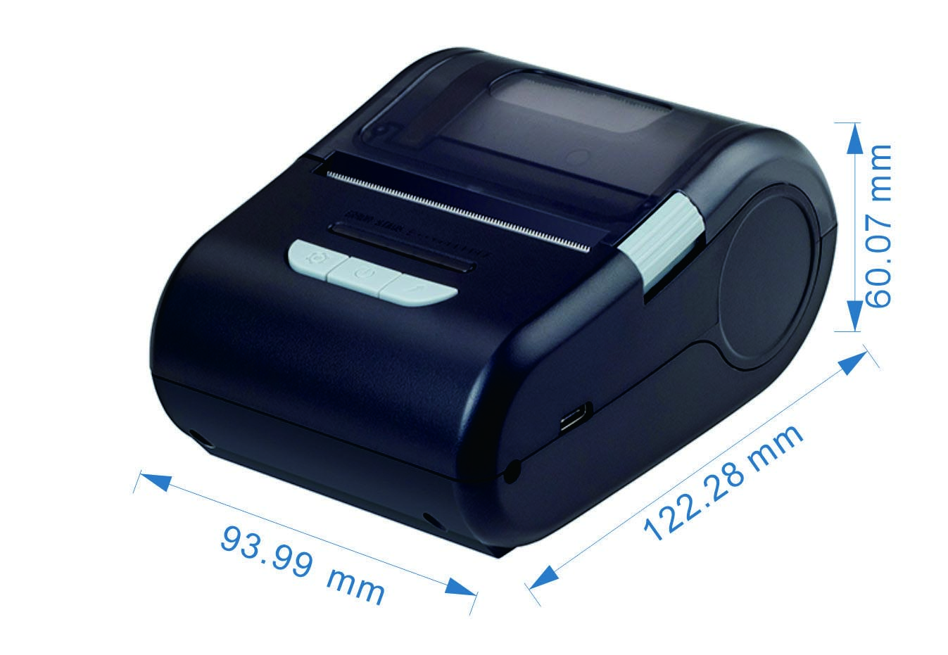 Máy in mã vạch XP-P210 với thiết kế nhỏ gọn và rất nhẹ.